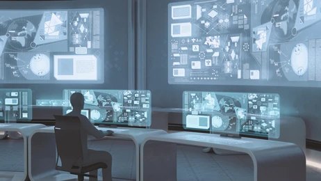 Command and control – video wall and consoles